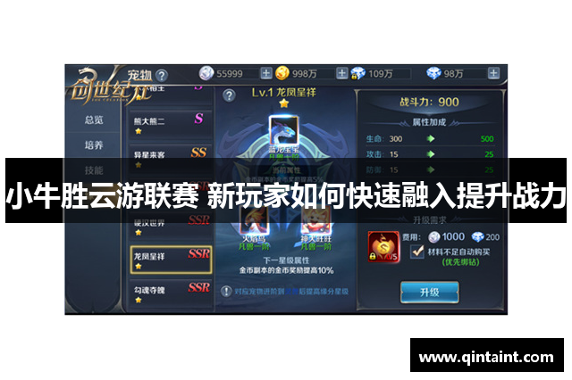 小牛胜云游联赛 新玩家如何快速融入提升战力